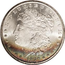 1880-CC S$1 MS67 NGC. The 1880-CC is a Carson City dol 