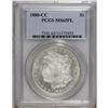 Image 1 : 1880-CC S$1 MS65 Prooflike PCGS. The fields are bright 