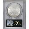 Image 2 : 1880-S S$1 MS66 PCGS. The essentially brilliant revers 