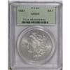 Image 1 : 1881 S$1 MS65 PCGS. A flashy and mildly prooflike Gem 