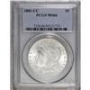 Image 1 : 1881-CC S$1 MS66 PCGS. Boldly struck and brilliant wit 