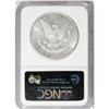 Image 2 : 1881-S S$1 MS65 NGC. The untoned reverse contrasts wit 