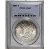 Image 1 : 1881-S S$1 MS67 PCGS. A boldly struck Superb Gem that 