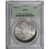 Image 1 : 1881-S S$1 MS67 PCGS. Arcs of dusky olive-green, gold, 