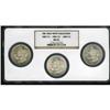 Image 1 : Set of Three Carson City Morgan Dollars MS65 NGC. An at 