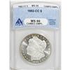 Image 3 : 1882-CC S$1 MS66 Deep Mirror Prooflike ANACS. This is 