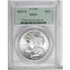 Image 1 : 1882-S S$1 MS67 PCGS. This razor-sharp Superb Gem has 