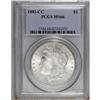 Image 1 : 1883-CC S$1 MS66 PCGS. A largely untoned and appealing 