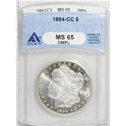 1884-CC S$1 MS65 Deep Mirror Prooflike ANACS. A few mi 