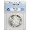 Image 1 : 1884-CC S$1 MS65 Deep Mirror Prooflike ANACS. A few mi 