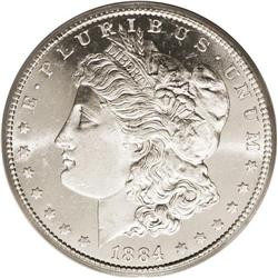 1884-CC S$1 MS66 Deep Mirror Prooflike PCGS. This is a 