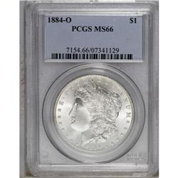 1884-O S$1 MS66 PCGS. A brilliant Premium Gem that has 