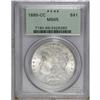 Image 1 : 1885-CC S$1 MS65 PCGS. This lustrous and gently toned 