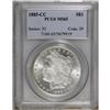 Image 1 : 1885-CC S$1 MS65 PCGS. A gorgeous Gem with brilliant w 