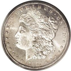 1885-CC S$1 MS65 Deep Mirror Prooflike PCGS. An incred 