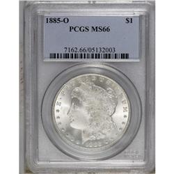 1885-O S$1 MS66 PCGS. A boldly struck and highly lustr 