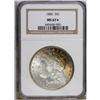 Image 1 : 1886 S$1 MS67 S NGC. The reverse is fully toned in vi 