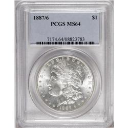 1887/6 S$1 MS64 PCGS. VAM-2. A Top 100 Variety. This s 