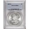 Image 1 : 1887/6 S$1 MS64 PCGS. VAM-2. A Top 100 Variety. This s 