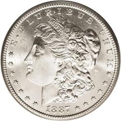 1887-S S$1 MS65 PCGS. VAM-2. A Top 100 Variety. The mi 