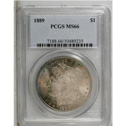 1889 S$1 MS66 PCGS. This piece presents a combination 