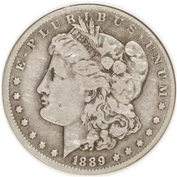 1889-CC S$1 Fine 12 ANACS. Perhaps moreso than the sil 