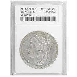 1889-CC S$1 --Cleaned--ANACS. XF Details, Net VF20. Thi 