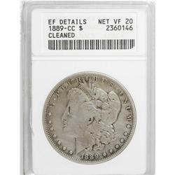 1889-CC S$1 --Cleaned--ANACS. XF Details 