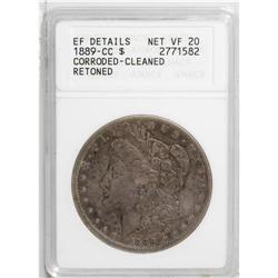 1889-CC S$1 --Corroded, Cleaned, Retoned--ANACS. XF Det 