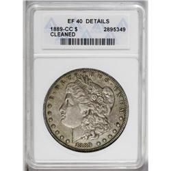 1889-CC S$1 --Cleaned--ANACS. XF40 Details. Well detail 