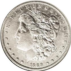 1889-CC S$1 --Cleaned--ANACS. AU50 Details. Nicely stru 