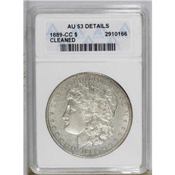 1889-CC S$1 --Cleaned--ANACS. AU53 Details. Slightly br 