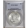 Image 1 : 1890 S$1 MS65 PCGS. A sensational Gem with fully brill 