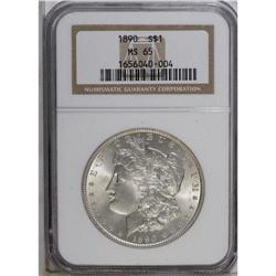 1890 S$1 MS65 NGC. A sharply struck and flashy Gem tha 