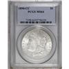 Image 1 : 1890-CC S$1 MS64 PCGS. A brilliant and nicely struck e 