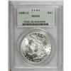 Image 1 : 1890-O S$1 MS65 PCGS. A brilliant and well struck Gem. 