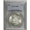 Image 1 : 1891 S$1 MS64 PCGS. Lustrous and sharply struck, with 