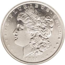 1891-O S$1 MS64 Prooflike NGC. This is an important da 