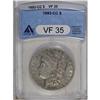 Image 1 : 1893-CC S$1 VF35 ANACS. A Choice VF piece from the fin 