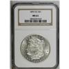 Image 3 : 1893-CC S$1 MS61 NGC. At first glance this piece appea 