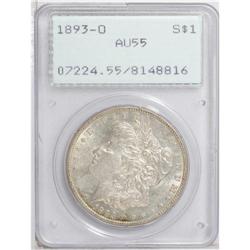 1893-O S$1 AU55 PCGS. Although briefly circulated, thi 