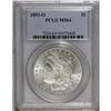 Image 3 : 1893-O S$1 MS64 PCGS. Dazzling luster and a trace of g 