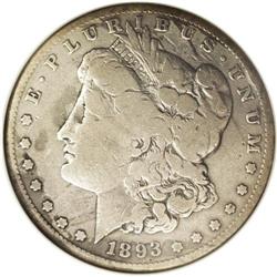 1893-S S$1 --Scratched--ANACS. VG Details, Net Good 6. 