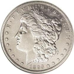 1893-S S$1 XF45 NGC. A charming Choice XF example of t 