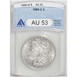 1895-O S$1 AU53 ANACS. Typically struck and appealing. 