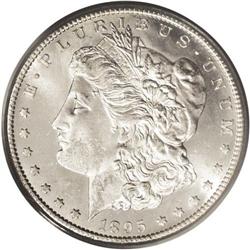 1895-S S$1 MS64 PCGS. The 1895-S is a scarce and highl 