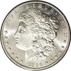1896-S S$1 MS62 ANACS. The 1896-S is a late-date dolla 