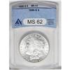 Image 3 : 1896-S S$1 MS62 ANACS. The 1896-S is a late-date dolla 