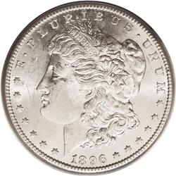 1896-S S$1 MS62 PCGS. Although 5 million silver dollar 