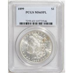 1899 S$1 MS65 Prooflike PCGS. Both sides of this splen 